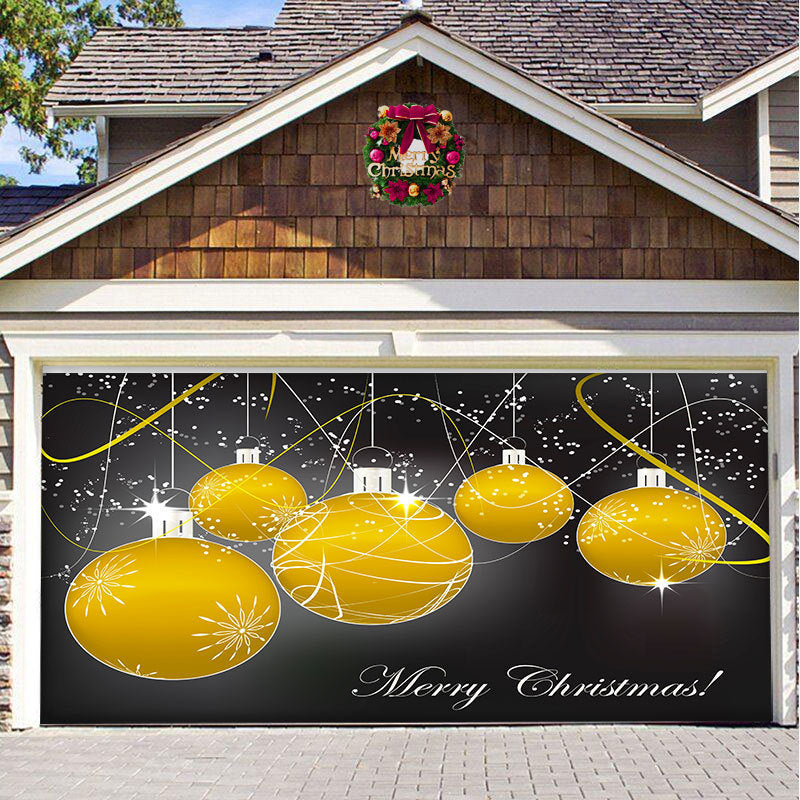 Christmas Garage Door Hanging Cloth