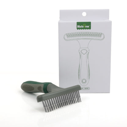 Pet Cleaning And Beauty Products Double Row Comb