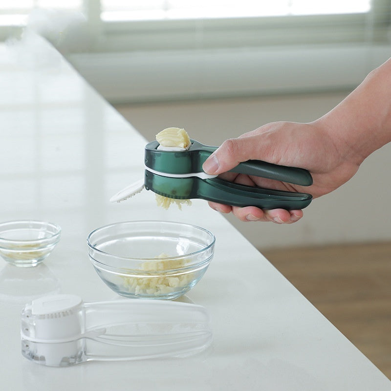 Multifunctional 2-in-1 Garlic Press - Household Garlic Masher!