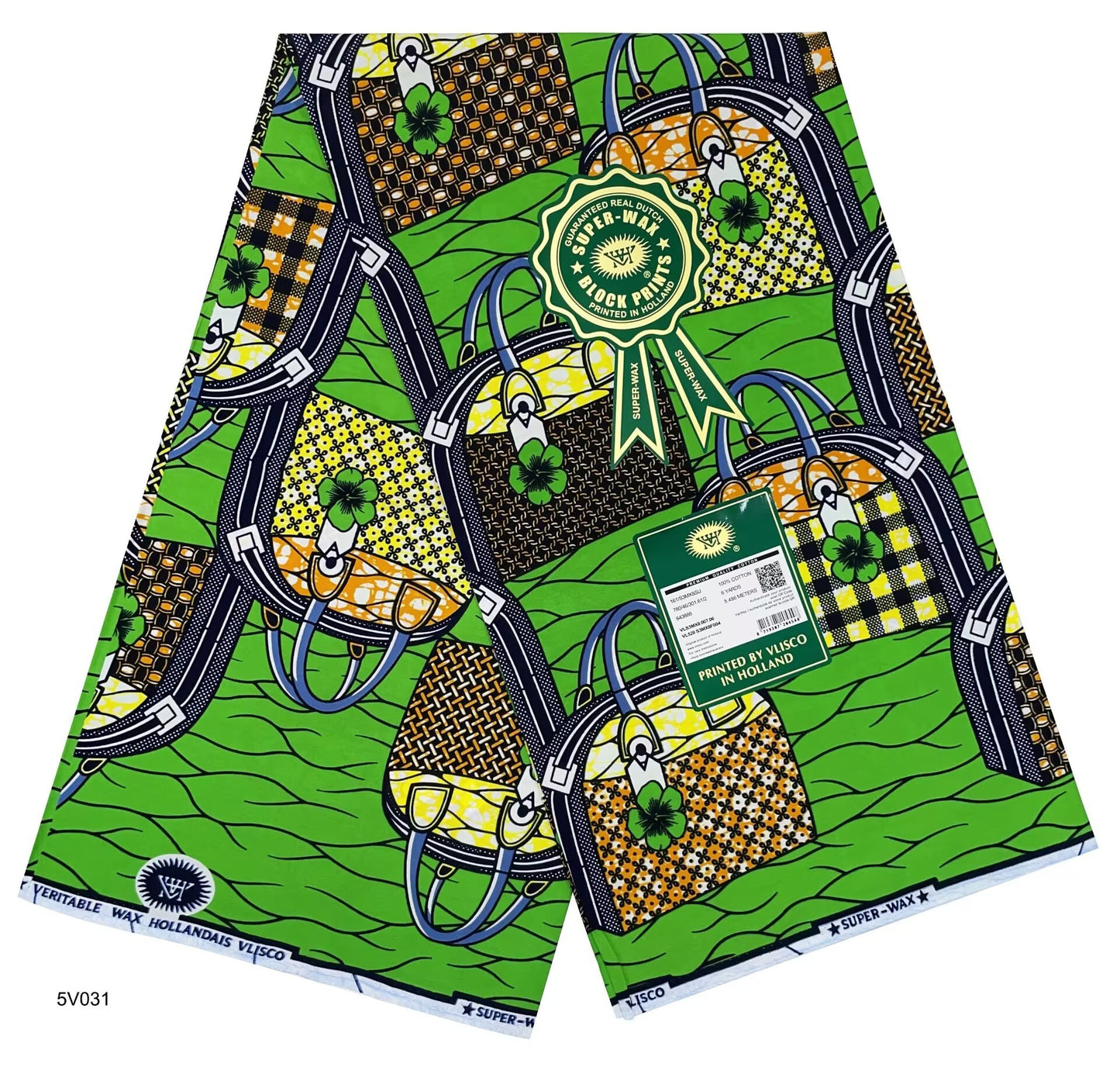 Printed Super Wax Fabric African