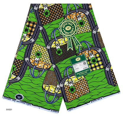 Printed Super Wax Fabric African