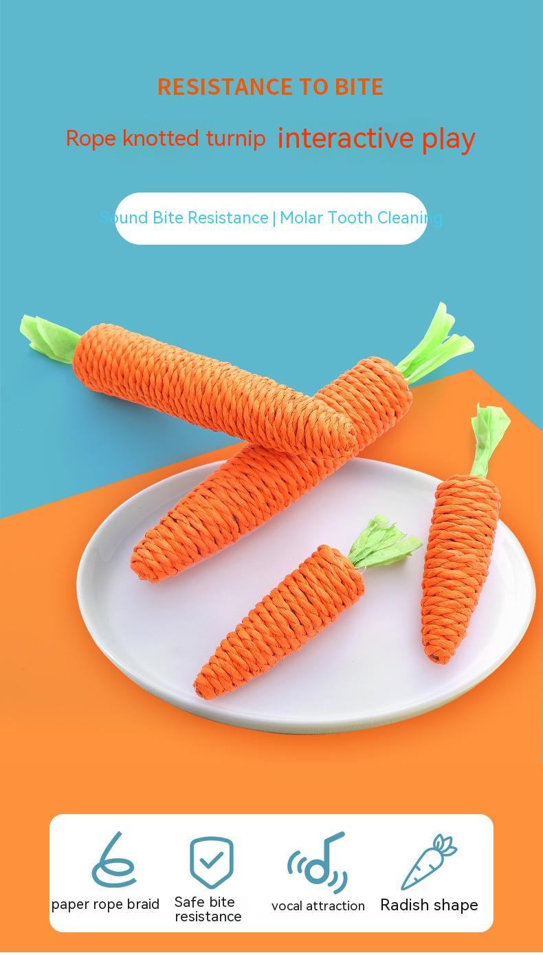 Cute Paper String Carrot Decorations