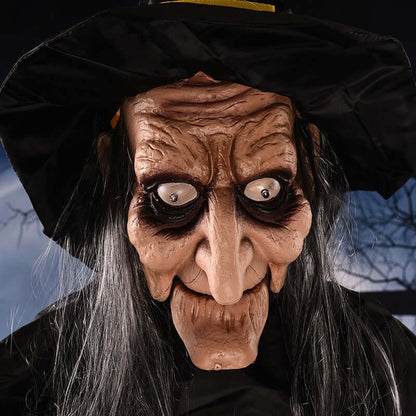 Halloween Voice-Activated Witch Ghost Toy for Outdoor Decor