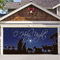 Christmas Garage Door Hanging Cloth