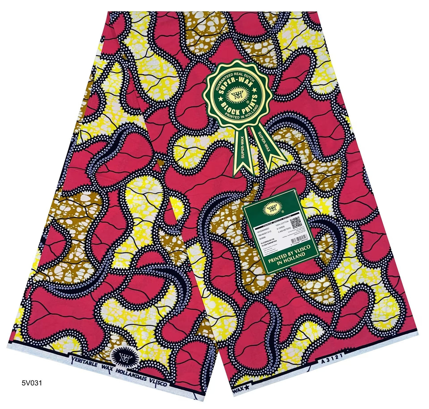 Printed Super Wax Fabric African