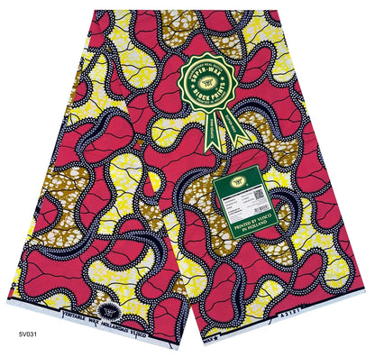 Printed Super Wax Fabric African