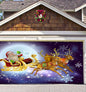 Christmas Garage Door Hanging Cloth