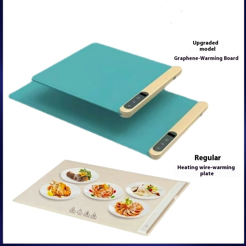 Electric Warming Tray – Multi-functional Graphene Heating Cutting Board