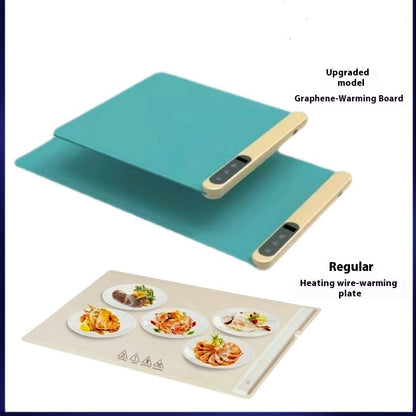 Electric Warming Tray – Multi-functional Graphene Heating Cutting Board