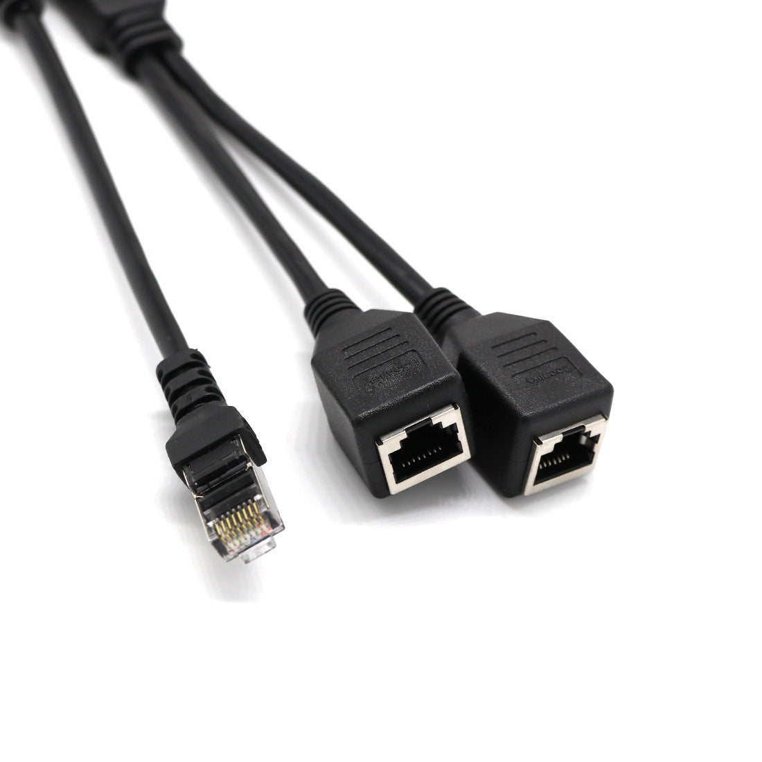 One-in-two Ethernet LAN Network Adapter Cable