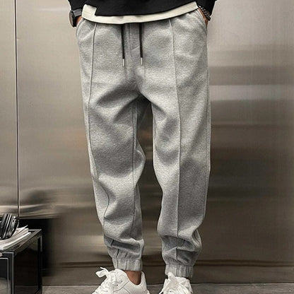 Thick Ankle-Tied Drawstring Leisure Sweatpants