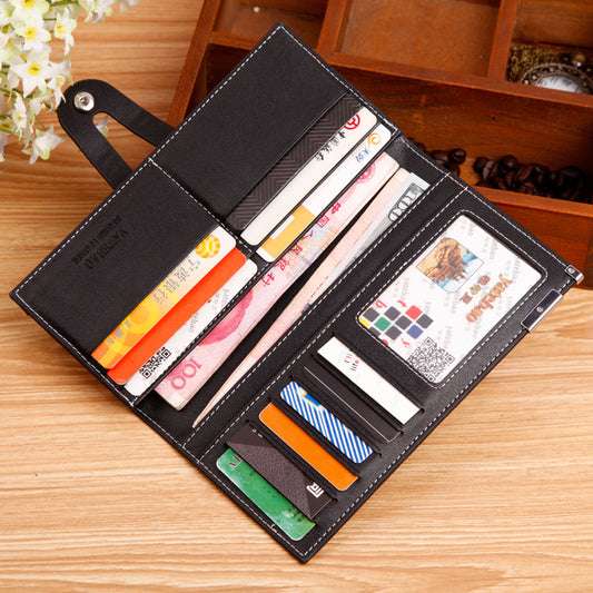 Trendy Mid-Length Fashion Wallet for Men