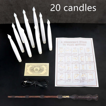 Remote-Controlled Flameless Floating Candles – Warm Flickering Light