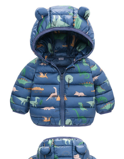 Winter Baby Cotton Coat Thickened Baby Quilt Coat Children's Clothing