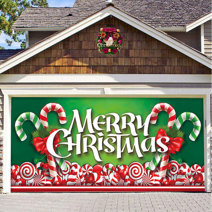 Christmas Garage Door Hanging Cloth