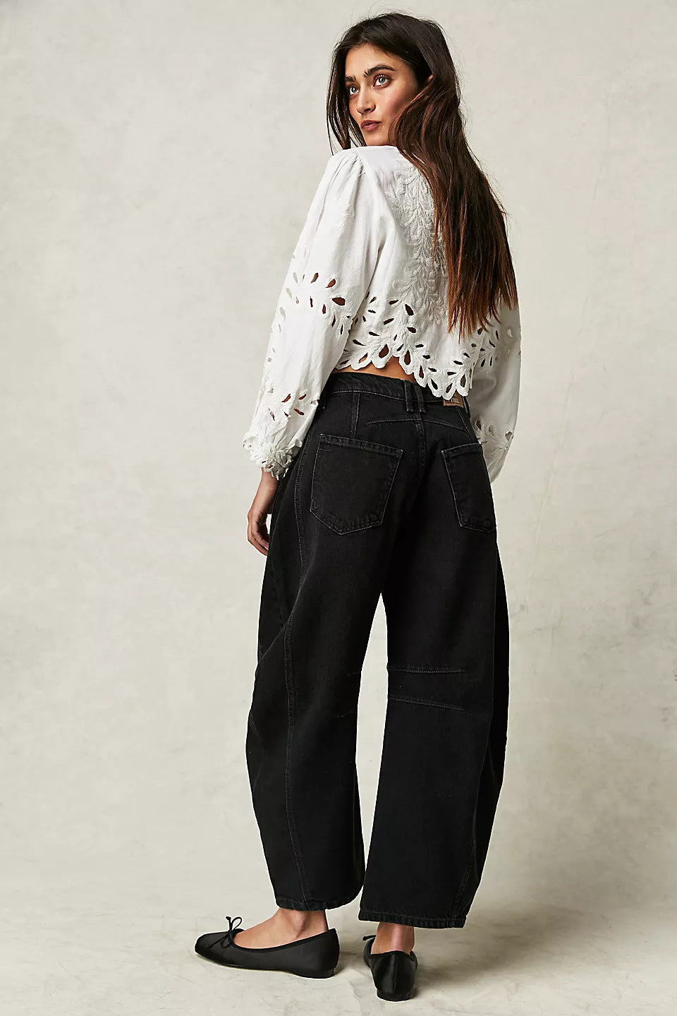 High Stretch Mid-Rise Wide Leg Jeans - PureSelect