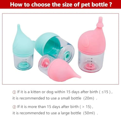 Puppy & Kitten Nursing Feeding Bottle Kit