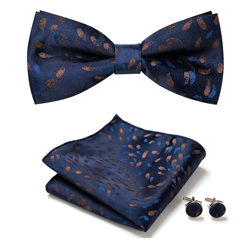 Three Piece Set Of Stylish Bow Ties