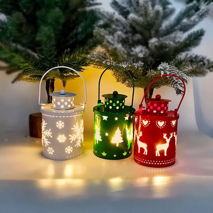 Nordic LED Candle Lanterns – Creative Holiday Decor