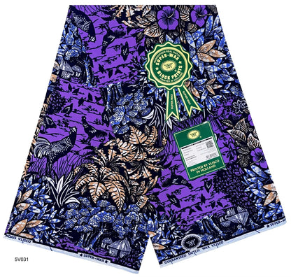 Printed Super Wax Fabric African