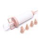 5-Piece Cream Mounted Nozzles Set for Perfect Decorating!