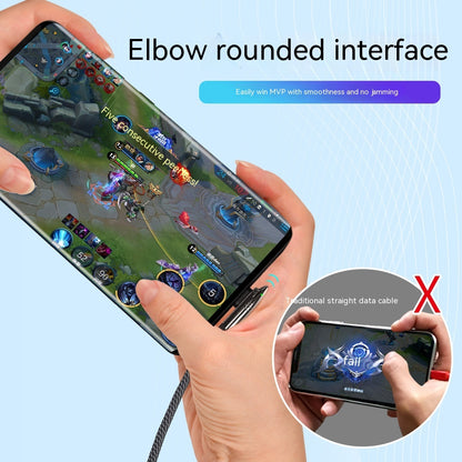 Elbow Charging Cable for Mobile Gaming