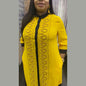 African Women's Stretch Dress with Elegant Style