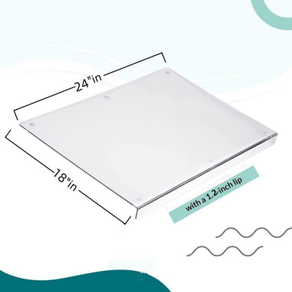 Household Transparent Acrylic Cutting Board – Stylish and Practical Kitchen Essential!