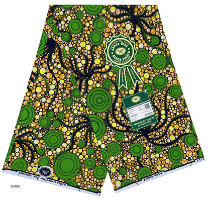 Printed Super Wax Fabric African