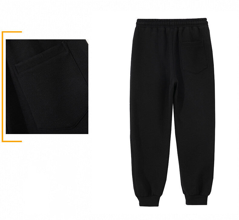 Fashionable Plus Size Fleece Men's Sweatpants – Perfect for Sports and Comfort!