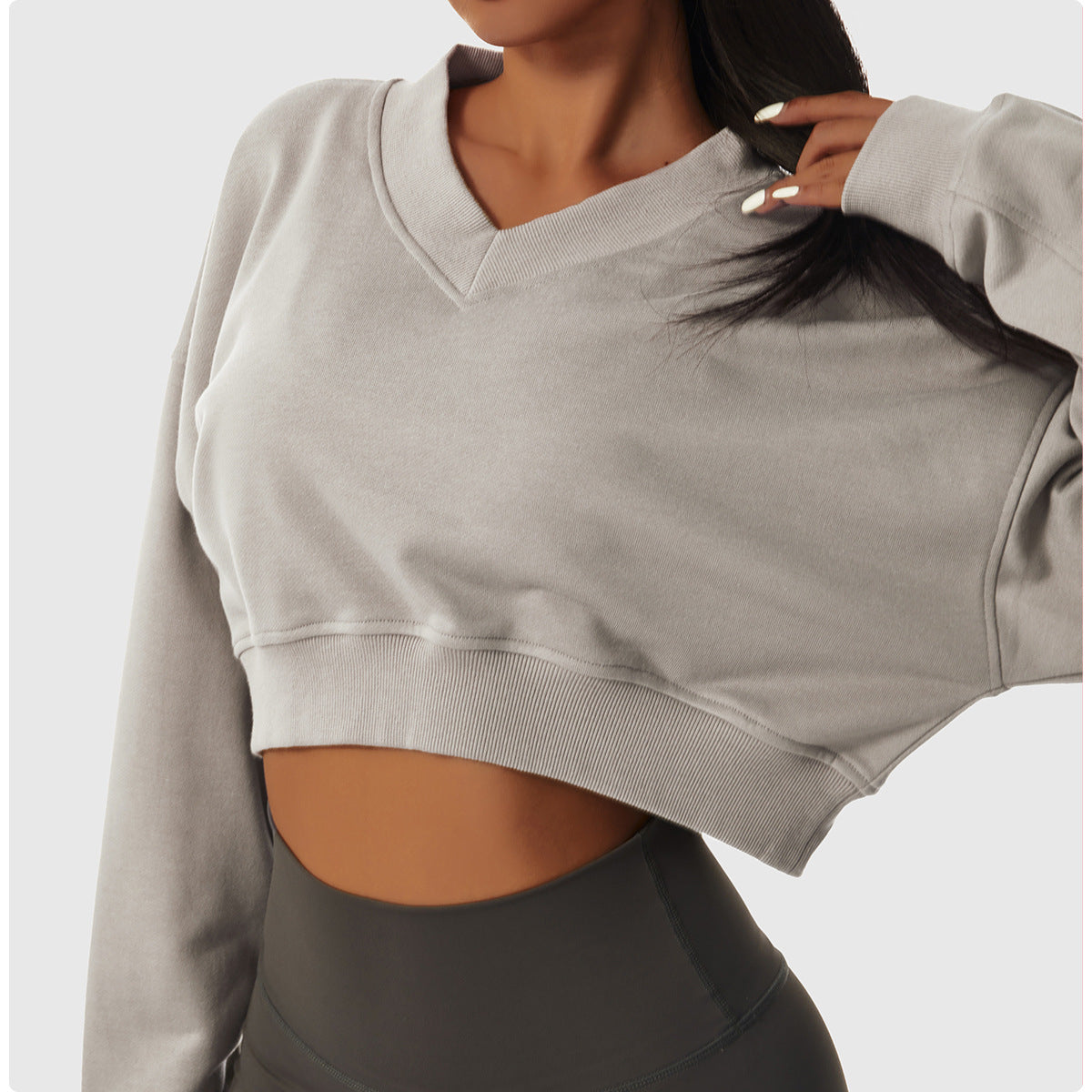 Versatile Casual V-Neck Pullover Top for Women