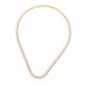 4mm Zircon Tennis Necklace – Unisex Light Luxury Accessory