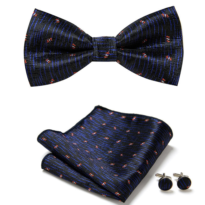 Three Piece Set Of Stylish Bow Ties