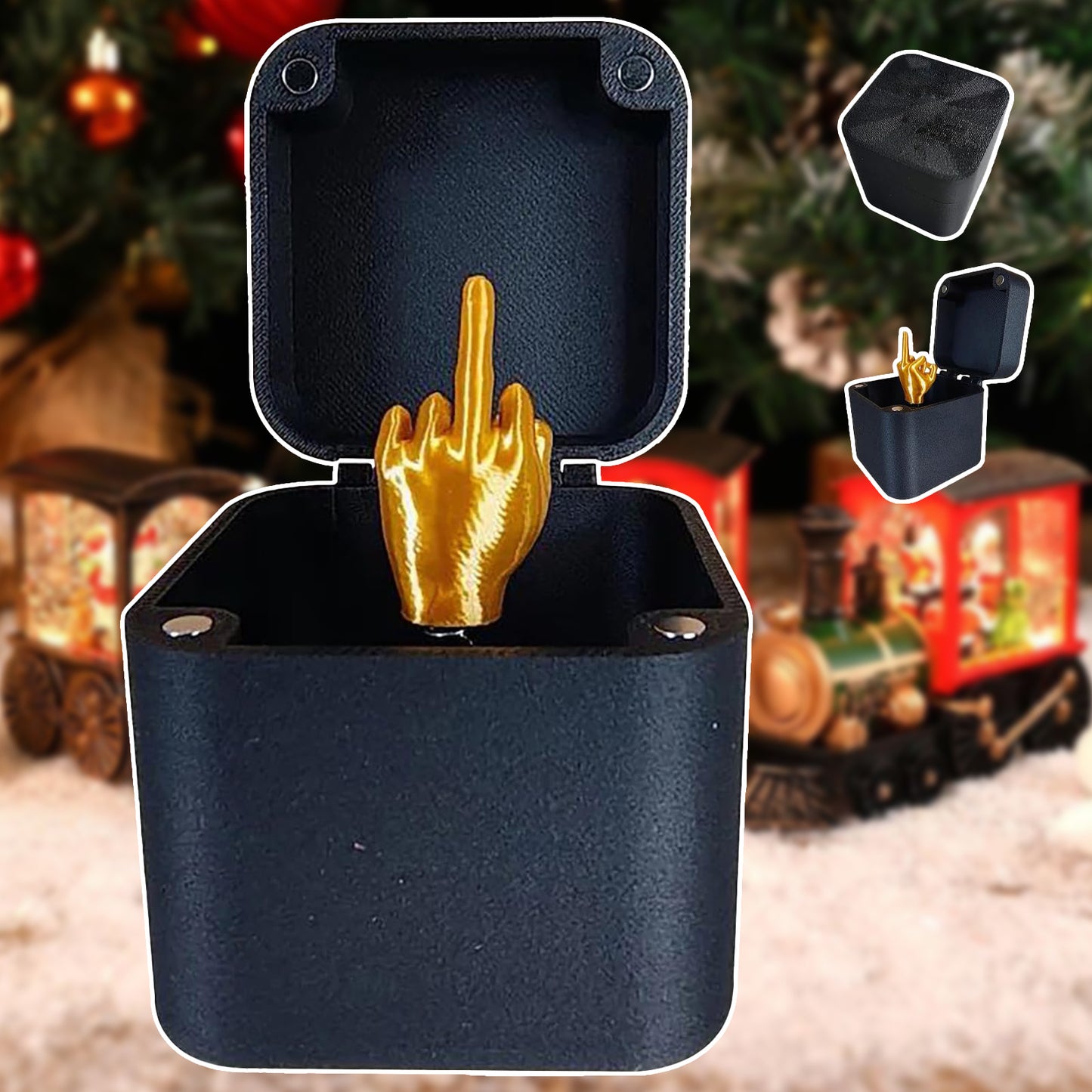 Middle Finger Prank Gift Box – Creative Office Decor