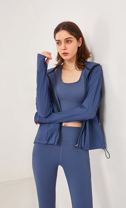 Casual Loose Cardigan for Running and Fitness Yoga Clothes