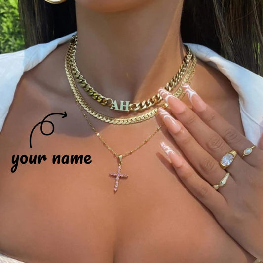 Custom Letter Name Necklace