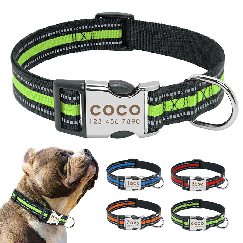 Anti-lost Collar Alloy Metal Pet Supplies