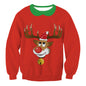 Autumn Winter Santa Elf Christmas Sweater Pullover