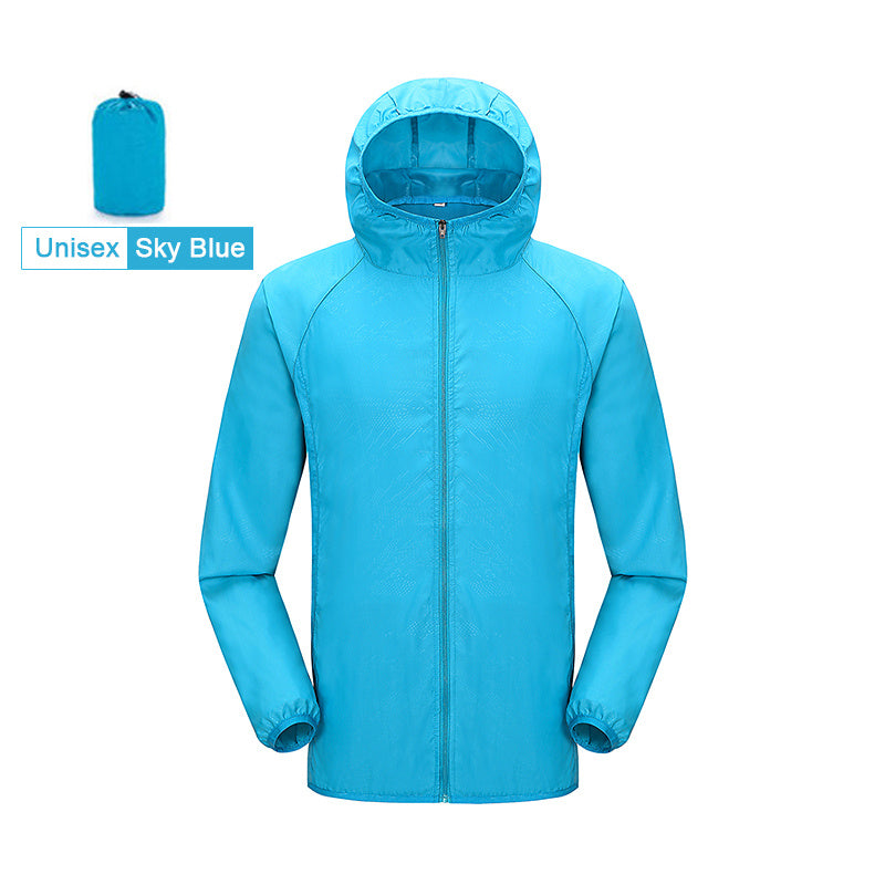 Men's And Women's Skin Windbreaker UV Protection Sunscreen Clothing