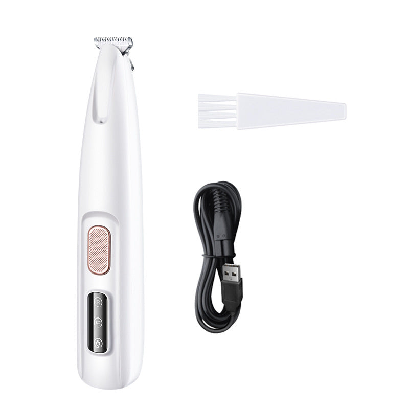 Pets Paw Trimmer With LED Light Fully Waterproof Pet Hair Trimmer With LED Display Dog Clippers For Grooming Widen Blade