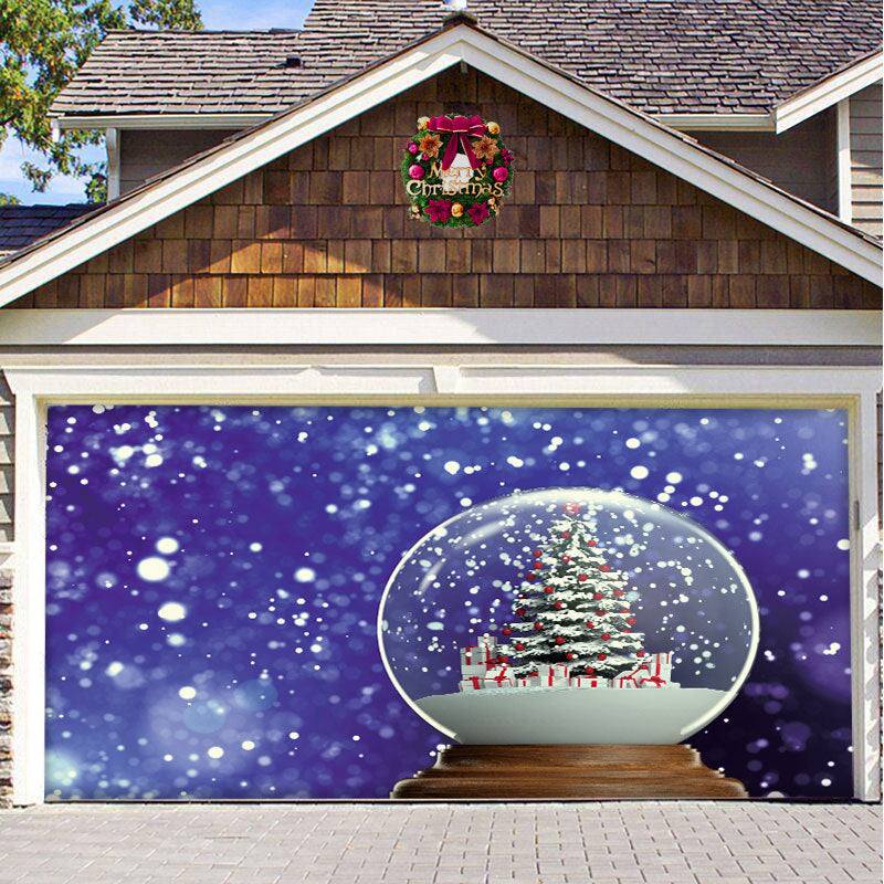 Christmas Garage Door Hanging Cloth