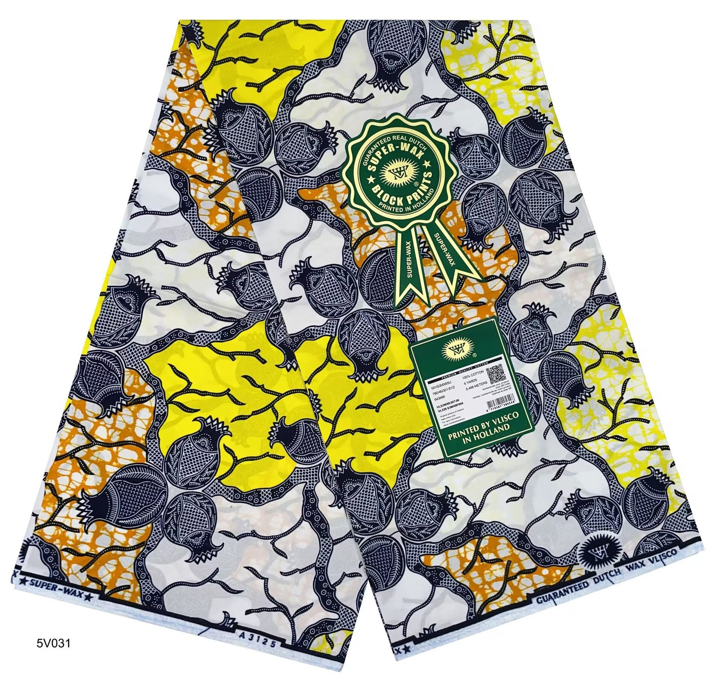 Printed Super Wax Fabric African