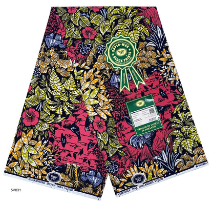 Printed Super Wax Fabric African
