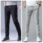 Men's Drawstring Thin Casual Trousers – Korean Style Loose-Fit Straight Sweatpants for Comfort and Style.