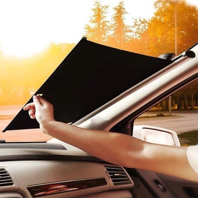 Sunshade Car Sunshade Umbrella Car Suv Sunscreen Heat Insulation Sunshade Automatic Front Gear Artifact