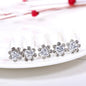 Alloy Rhinestone Rose Diamond Hair Comb