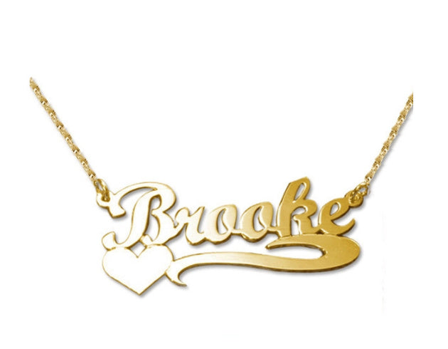 Custom Letter Name Necklace