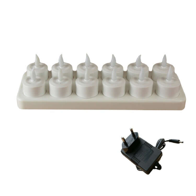 Rechargeable 12-Pack LED Electronic Candles