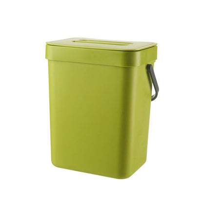 Small Kitchen Compost Bin 3L Kitchen Waste Bin Household Countertop Container with Lid for Rubbish Composter