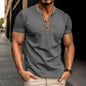 Summer V-Neck Polo Shirt – Stylish Short-Sleeve Men's Top